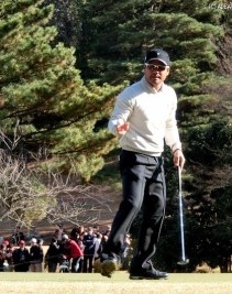 首位と1打差の2位で大会を折り返した宮里優作(撮影:ALBA)