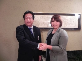 「ゴルフネットワーク」の特番で湯原信光と対談した吉田弓美子<写真提供:ゴルフネットワーク>