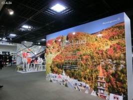 「マンシングウェア」展示会風景(撮影:ALBA)