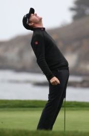 優勝を決め天を仰ぐウォーカー(Photo by Stephen DunnGetty Images)