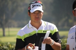 決勝Rへ進出を決めた松山英樹!写真提供:リビエラCC広報事務局