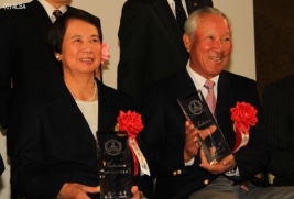 樋口と青木、世界でも実績を残す2選手が殿堂入りした(撮影:ALBA)