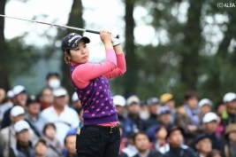 若手のホープ比嘉真美子が『タウンワーク』とスポンサー契約!(写真はリコーカップ)(撮影:米山聡明)