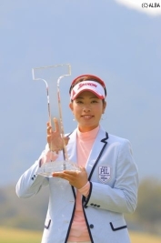 今季初勝利をあげ、世界ランクもアップさせた森田理香子(撮影:ALBA)