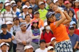 “全英女子”の出場権を獲得した原江里菜(撮影:ALBA)