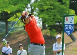 夏女の表純子、今季初優勝となるか!(撮影:ALBA)