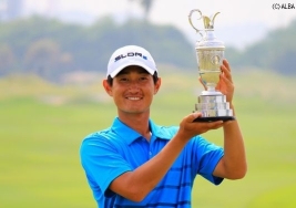 悲願のツアー初優勝を挙げたジャン・ドンキュ(撮影:ALBA)