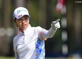 初出場の「全米女子オープン」で初日日本勢最高位につけた森田理香子(撮影:上山敬太)