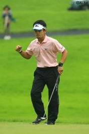 ツアー初優勝で一気に630ランクアップを果たした竹谷佳孝(撮影:福田文平)