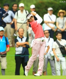 グリーンで苦戦しスコアを伸ばせなかった森田(撮影:福田文平)