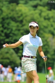注目の香妻琴乃、前半苦戦し出遅れ(撮影:ALBA)