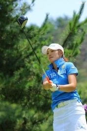 地元大会で優勝を狙う渡邉彩香(撮影:ALBA)