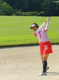 森田理香子、3つ伸ばし20位タイで最終日へ(撮影:ALBA)