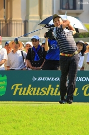 怒涛の6連続バーディで2位に浮上した稲森佑貴(撮影:ALBA)