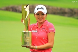 今季3勝目を果たしたイ・ボミ(撮影:ALBA)