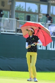 ゴルフに手応えを感じているという金田久美子(撮影:ALBA)