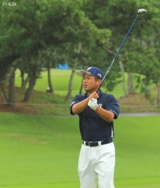 初日はまずまずスタートを切った池田勇太!(撮影:ALBA)