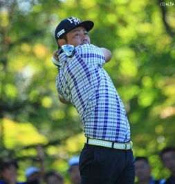 手負いの体で熾烈な優勝争いを演じた谷原秀人!(撮影:米山聡明)