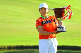 今季4勝目を挙げた申ジエ!(撮影:ALBA)