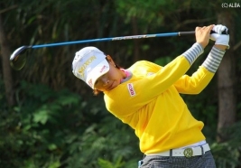 森田理香子、新シャフトで好結果!逆転で今季2勝目を狙う!(撮影:ALBA)