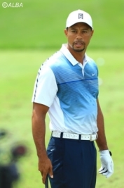 今シーズンは表彰式や優勝会見にウッズの姿は無かった。(撮影:福田文平)