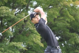 首位スタートを決めた大堀裕次郎(写真提供:JGTO)