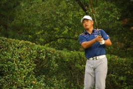 好位置で決勝ラウンドに駒を進めた増田伸洋!(撮影:ALBA)