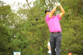 小田孔明、1打差の2位で決勝ラウンドへ(撮影:ALBA)