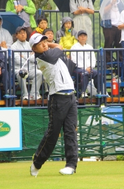 初優勝で賞金ランキングを12位に上げたS・H・キム(撮影:ALBA)