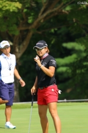 1打差の3位T発進の成田美寿々!(撮影:ALBA)