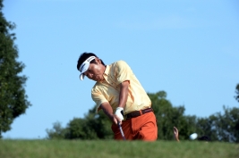 尾崎直道、逆転で今季初勝利を狙う!(撮影:河橋将史)