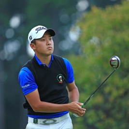 “先輩・松山効果”で初日4位タイにつけた佐藤大平(撮影:米山聡明)