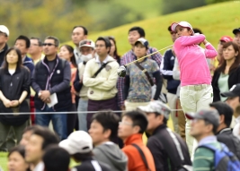 宮里藍、久しぶりの国内ツアーで予選を突破(撮影:上山敬太)