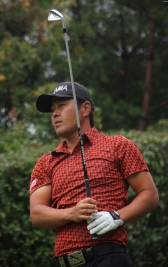 信頼のクラブで今季初優勝を狙う谷原!(撮影:ALBA)