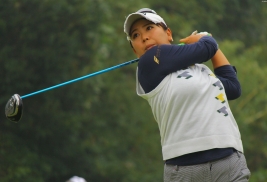 妙なプレッシャーがかかった吉田弓美子!(撮影:ALBA)