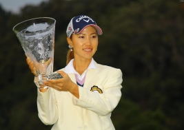 無念の欠場となった上田桃子(写真は先週の「樋口久子 森永レディス」)(撮影:ALBA)