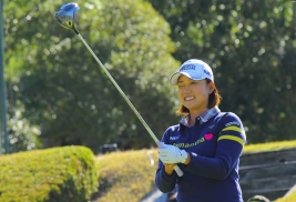 原江里菜、悲願のツアー2勝目なるか!?(撮影:ALBA)