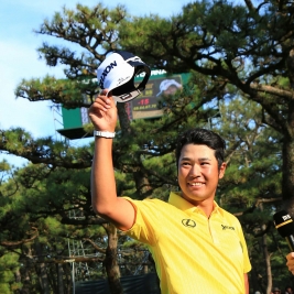 松山、ホスト大会制覇で世界ランキング16位に(撮影:米山聡明)