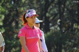 2打差の3位と好位置につけた香妻琴乃!!(撮影:ALBA)