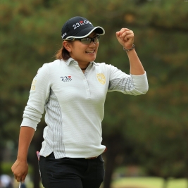 4つ伸ばし5位Tまで浮上した成田美寿々!(撮影:米山聡明)