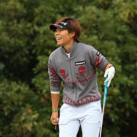 首位と2打差の2位に浮上した穴井詩!(撮影:米山聡明)