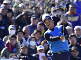 3日目は苦しいラウンドとなった小田孔明(撮影:上山敬太)