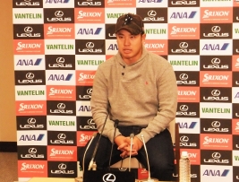 メジャー制覇に向け気持ちの入る松山英樹(撮影:ALBA)