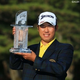 2015年初戦を迎える松山英樹(撮影:米山聡明)
