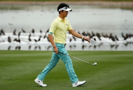 遼は初日イーブンパー(Photo by Scott Halleran/Getty Images)