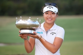 今季初優勝で、世界ランク1位をキープしたリディア・コ(Photo by Michael Dodge/Getty Images)