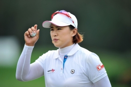 A・ヤン、 終盤耐えてツアー2勝目を挙げた(Photo by Thananuwat Srirasant/Getty Images)