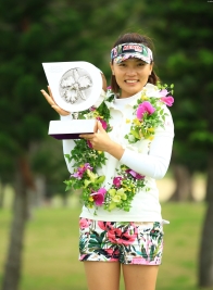 テレサ・ルー、ツアー史上初の年またぎ2連勝!(撮影:福田文平)