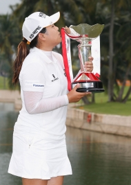 インビー・パーク、ツアー13勝目を完全優勝で飾った! (Photo by Scott Halleran/Getty Images,)