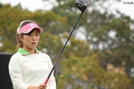 猛チャージで単独首位につけた堀奈津佳!(撮影:ALBA)